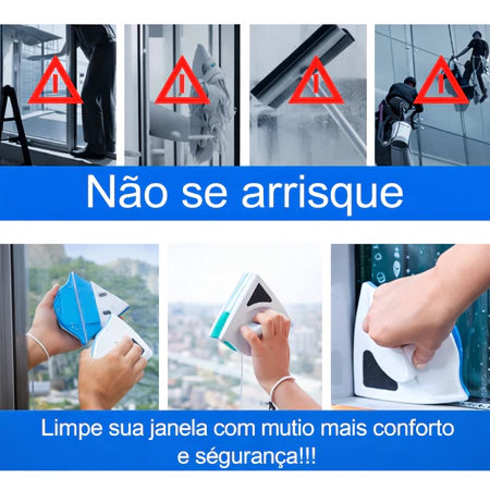 MagniClean – Limpe vidros externos com segurança sem se pendurar ou fazer esforço