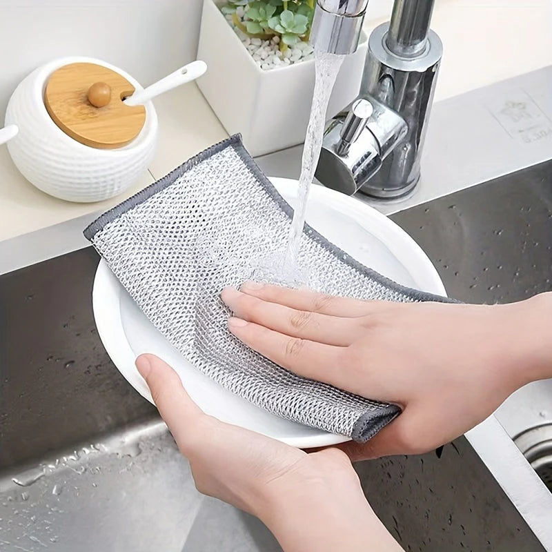Pano de aço inox para limpeza pesada — imagem 6