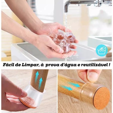 SilenceFeet – Capas Protetoras para Pés de Cadeira Anti Risco e Anti Ruído comprar SilenceFeet – Capas Protetoras para Pés de Cadeira Anti Risco e Anti Ruído original Vovó Lúcia