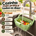 SinkFlex – Cesto Escorredor de Pia Suspenso para Cozinha - Vovó Lúcia
