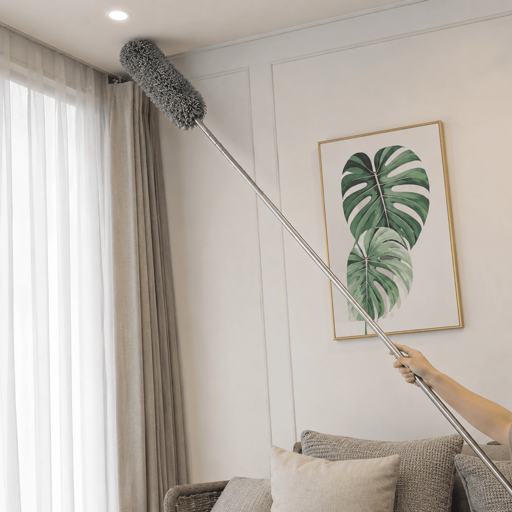 UltraClean - Limpe teto, ventilador e janela sem subir em escada, alcança até 2,8m com uma mão - Entrega Grátis - Vovó Lúcia