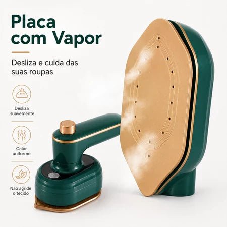 VaporLisse – Mini Ferro de Passar Roupas a Vapor - Vovó Lúcia