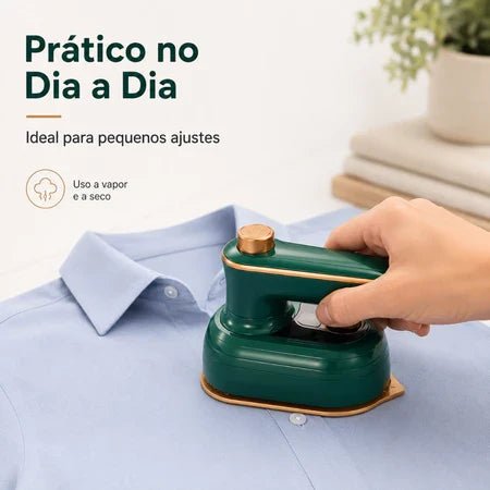 VaporLisse – Mini Ferro de Passar Roupas a Vapor - Vovó Lúcia