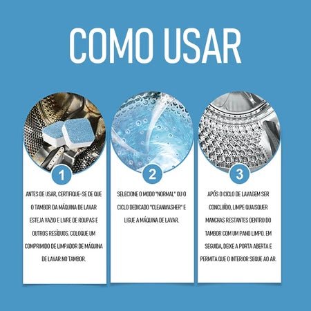 WashFresh – Elimine odores e sujeiras invisíveis da sua máquina comprar WashFresh – Elimine odores e sujeiras invisíveis da sua máquina original Vovó Lúcia